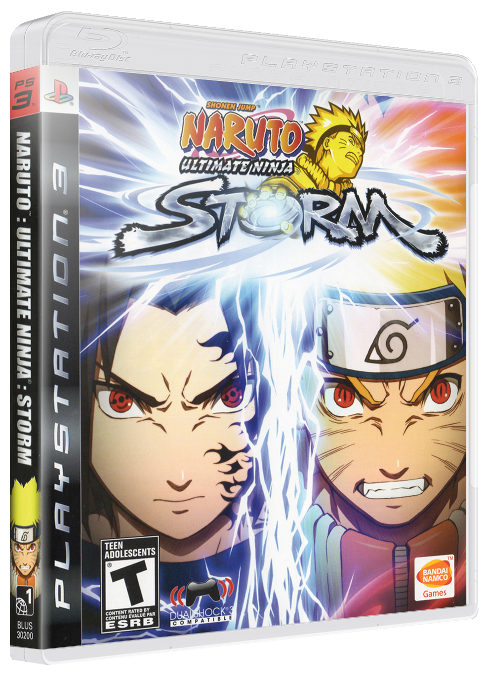Naruto Ultimate Ninja Storm box art for Playstation 3